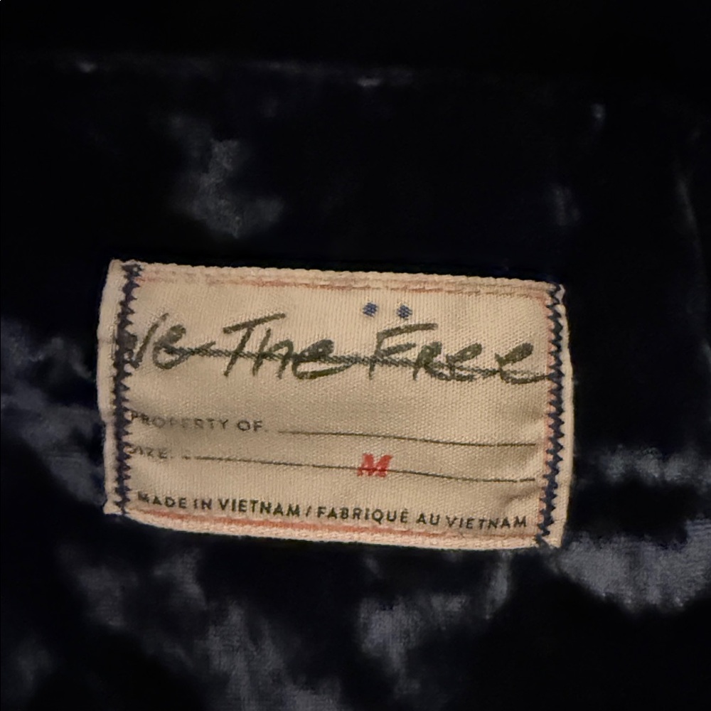 Free People We the Free Peyton Velvet Pullover Top in First Pace NWOT - Picture 8 of 8
